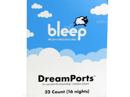 Bleep DreamPort Adhesive Patches (Box of 32, 16-Night Supply) Discount