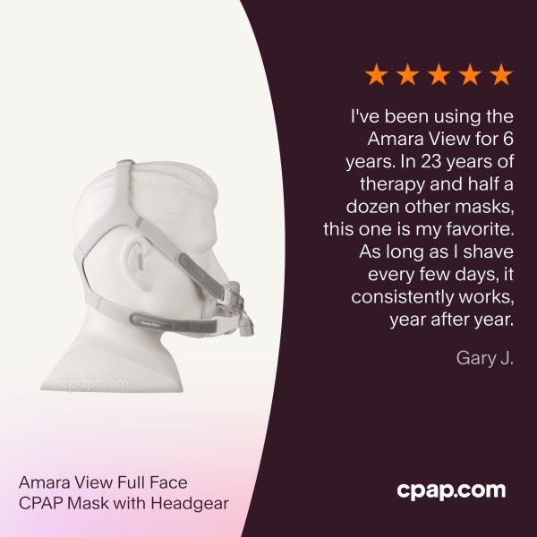 Amara View Full Face CPAP Mask with Headgear Online now