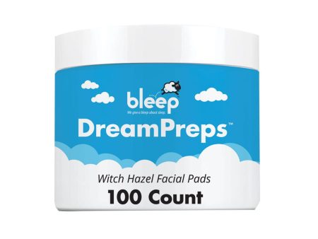 DreamPreps Witch Hazel Facial Pads (100 Pads Wipes) Hot on Sale