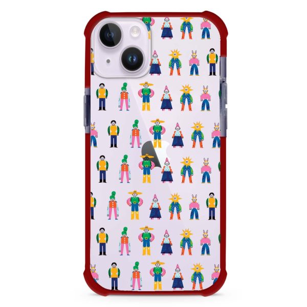 Abstract People Family iPhone 14 Plus Ultra Shockproof Case For Sale