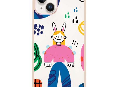 Abstract People iPhone 14 Impact Guard Bumper Case Online Sale