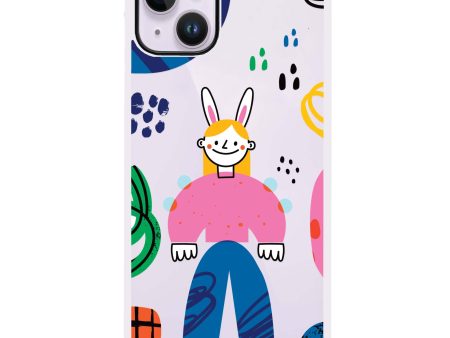 Abstract People iPhone 13 Impact Guard Bumper Case Fashion