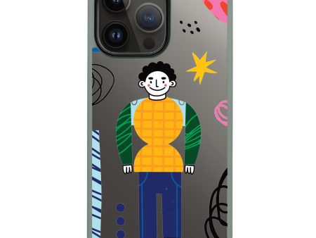 Abstract People iPhone 13 Pro Max Impact Guard Bumper Case Online