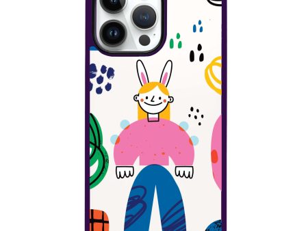 Abstract People Impact Guard Bumper Case Online Sale