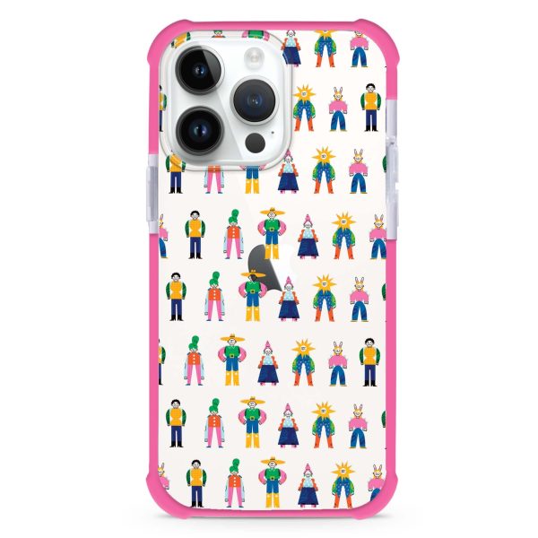 Abstract People Family iPhone 13 Pro Max Ultra Shockproof Case Cheap