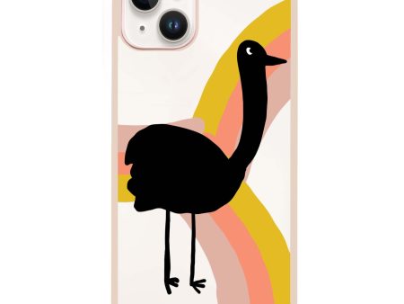 Rainbow Bird iPhone 14 Plus Impact Guard Bumper Case For Discount