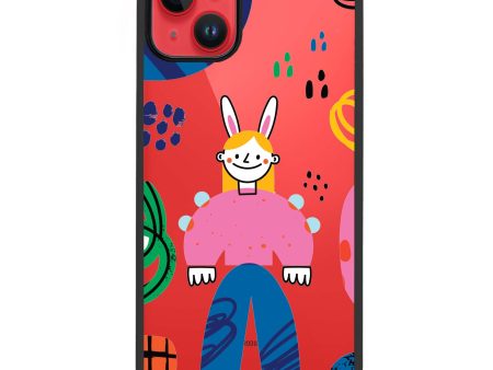 Abstract People iPhone 14 Plus Impact Guard Bumper Case Online Hot Sale