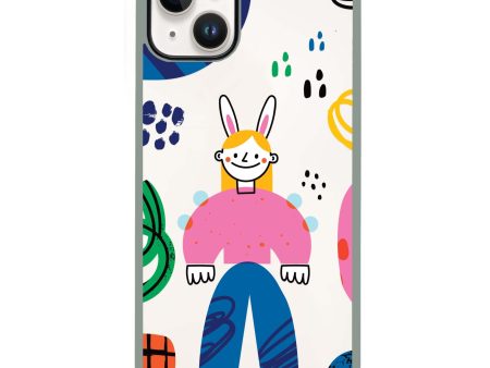 Abstract People iPhone 15 Plus Impact Guard Bumper Case Sale