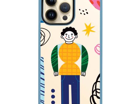 Abstract People iPhone 15 Pro Impact Guard Bumper Case Sale