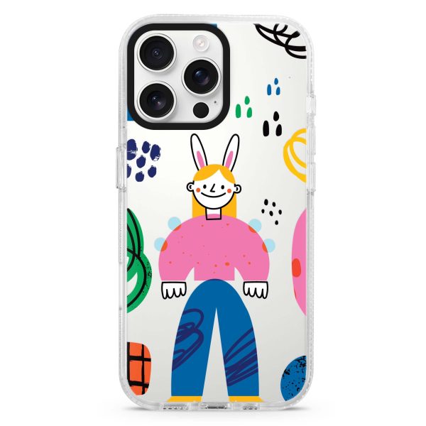 Abstract People iPhone 14 Pro Ultra Clear Case Fashion