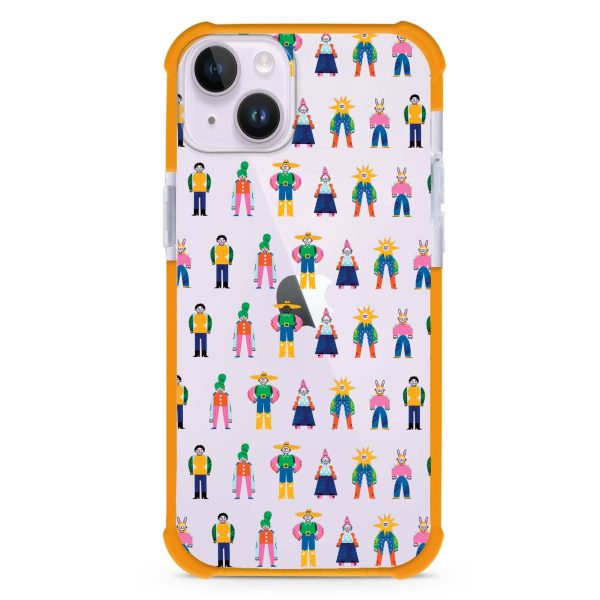 Abstract People Family iPhone 13 Mini Ultra Shockproof Case Hot on Sale