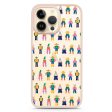 Abstract People Family iPhone 13 Pro Max Impact Guard Bumper Case Fashion