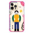 Abstract People iPhone 14 Pro MagSafe Compatible Ultra Shockproof Case Fashion