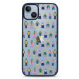 Abstract People Family iPhone 13 Mini Impact Guard Bumper Case Fashion