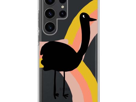 Rainbow Bird Samsung Galaxy Ultra Clear Case Hot on Sale