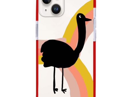 Rainbow Bird iPhone 14 Plus Ultra Shockproof Case For Sale