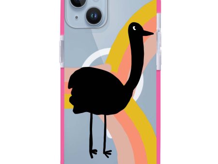 Rainbow Bird iPhone 14 MagSafe Compatible Ultra Shockproof Case For Cheap