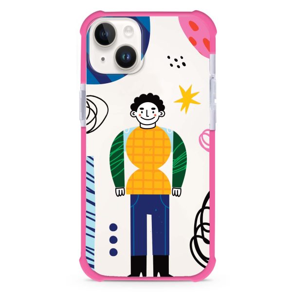 Abstract People iPhone 14 Ultra Shockproof Case Online Sale