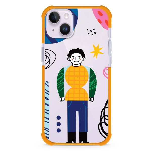 Abstract People iPhone 14 Plus Ultra Shockproof Case Fashion