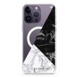 Black And White Marble iPhone 12 Pro Max MagSafe Compatible Ultra Clear Case Online