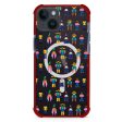 Abstract People Family iPhone 14 Plus MagSafe Compatible Ultra Shockproof Case Fashion