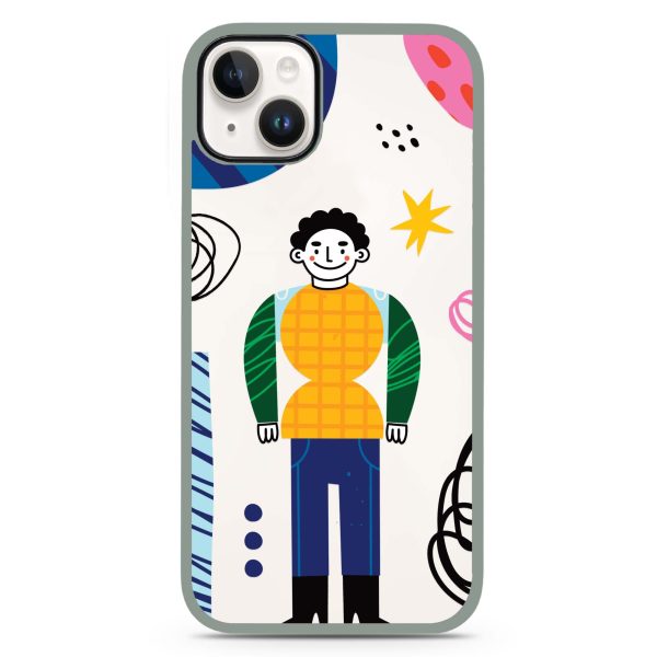 Abstract People iPhone 15 Impact Guard Bumper Case Supply