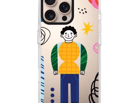 Abstract People iPhone Ultra Clear Case on Sale