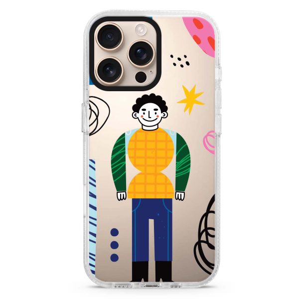 Abstract People iPhone Ultra Clear Case on Sale