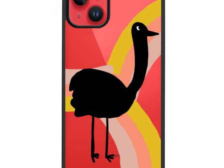 Rainbow Bird iPhone 14 Impact Guard Bumper Case Sale