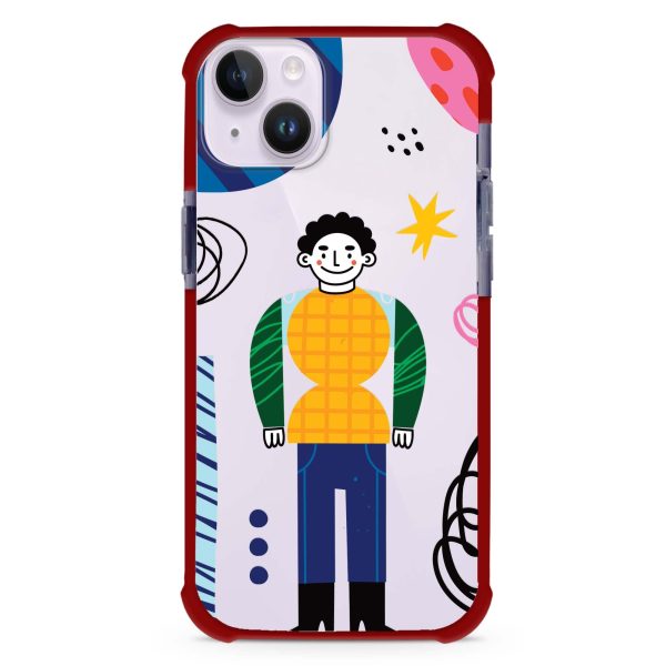 Abstract People iPhone 14 Plus Ultra Shockproof Case Fashion