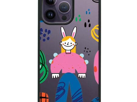 Abstract People iPhone 15 Pro Max Impact Guard Bumper Case For Sale