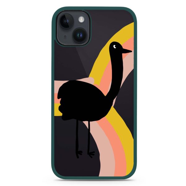 Rainbow Bird iPhone 14 Plus Impact Guard Bumper Case For Discount