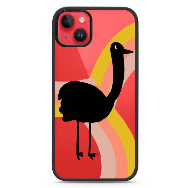 Rainbow Bird iPhone 14 Plus Impact Guard Bumper Case For Discount