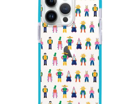 Abstract People Family iPhone 14 Pro Max Ultra Shockproof Case Discount