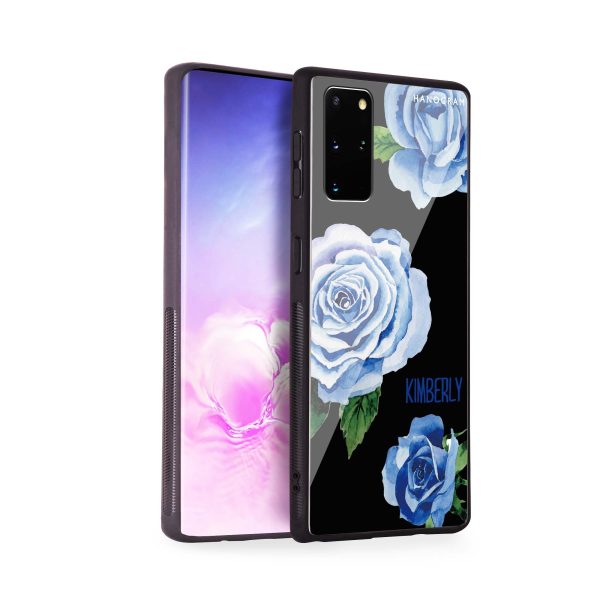 Blue Rose Samsung S20 Glass Case For Discount