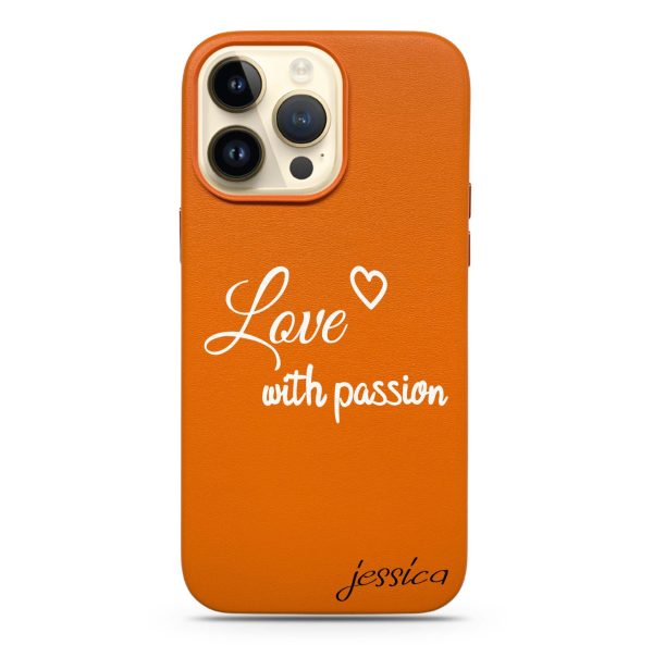 Always be true love with passion II MagSafe Leather Case For Sale