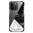 Black And White Marble iPhone 13 Pro Ultra Shockproof Case on Sale