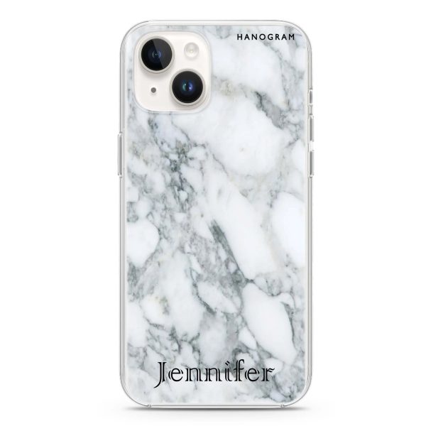 Black And White Marble iPhone 12 MagSafe Compatible Ultra Clear Case Online now