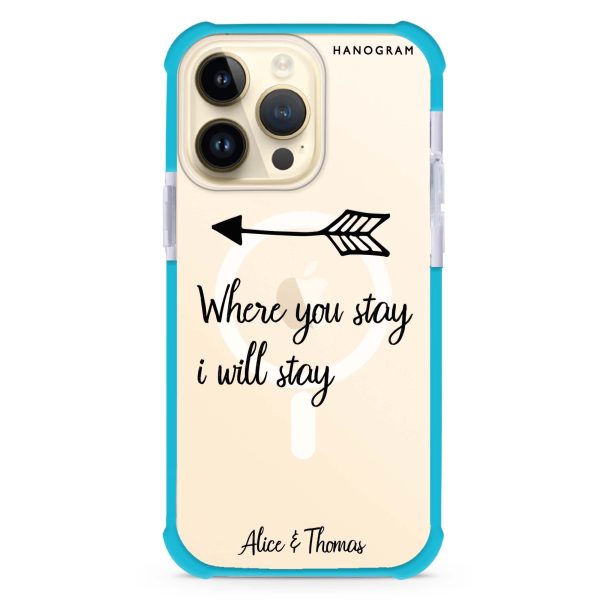 Always love together iPhone 13 Pro MagSafe Compatible Ultra Shockproof Case Supply