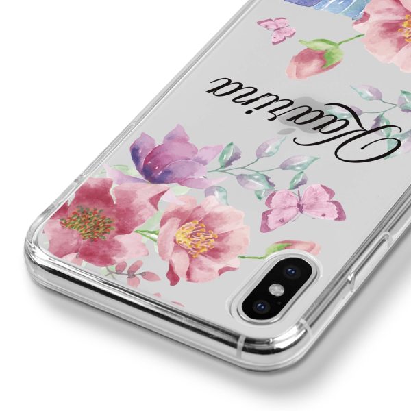 Butterfly Garden iPhone X Ultra Clear Case For Cheap