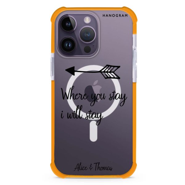 Always love together iPhone 14 Pro MagSafe Compatible Ultra Shockproof Case Online