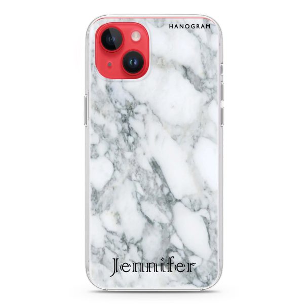 Black And White Marble iPhone 12 MagSafe Compatible Ultra Clear Case Online now