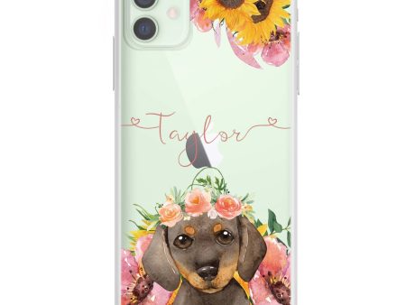 Sunflower Puppy iPhone 12 mini Ultra Clear Case Supply