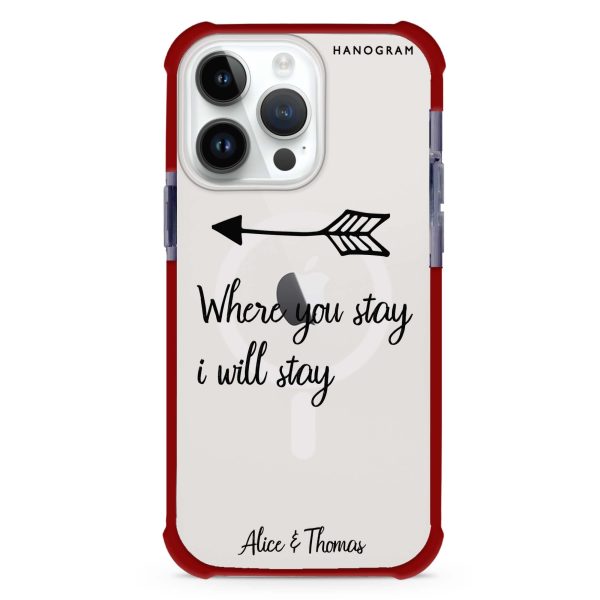 Always love together iPhone 14 Pro MagSafe Compatible Ultra Shockproof Case Online