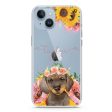 Sunflower Puppy iPhone 14 Ultra Clear Case Cheap