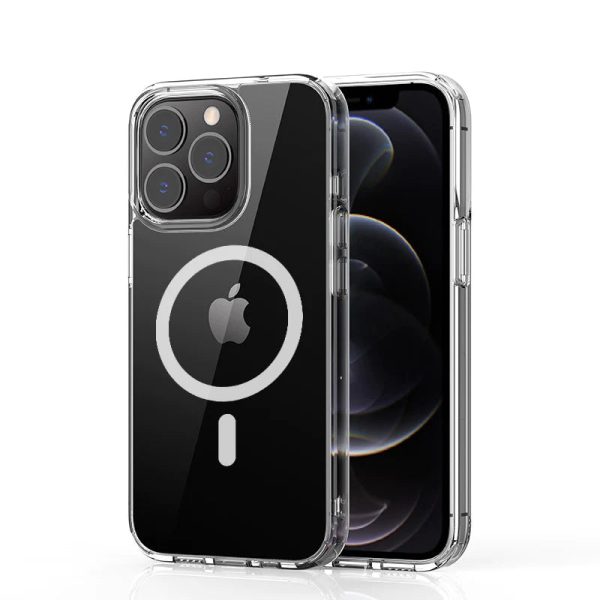 Black And White Marble iPhone 13 Pro Max MagSafe Compatible Ultra Clear Case Fashion