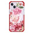 Pretty Watercolor Flowers iPhone 14 Plus MagSafe Compatible Ultra Shockproof Case For Cheap