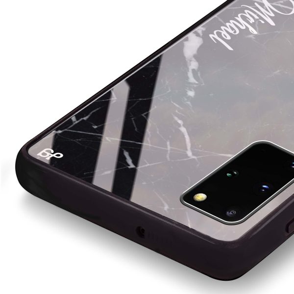 Black Marble – Deep Love Samsung S20 Plus Glass Case For Discount