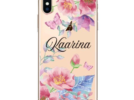 Butterfly Garden iPhone X Ultra Clear Case For Cheap