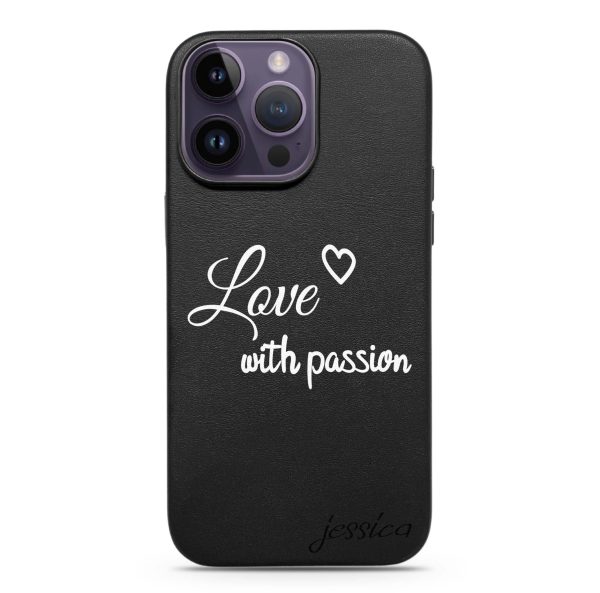 Always be true love with passion II MagSafe Leather Case For Sale